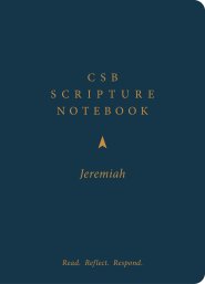 CSB Scripture Notebook, Jeremiah