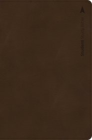 CSB Student Study Bible, Brown Leathertouch