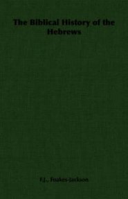 The Biblical History of the Hebrews
