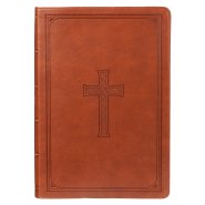 KJV Super Giant Print Lux-Leather Tan
