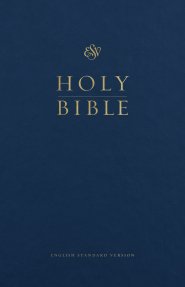 ESV Premium Pew and Worship Bible (Hardcover, Blue)