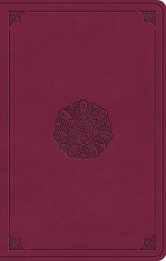 ESV Premium Gift Bible (TruTone, Raspberry, Emblem Design)
