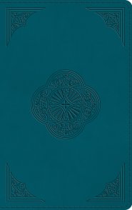 ESV Thinline Bible, Red Letter (TruTone, Deep Teal, Rotunda Design)
