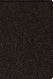 ESV Heirloom Bible, Omega Edition (Goatskin, Black)