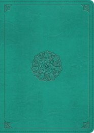 ESV Study Bible (TruTone, Turquoise, Emblem Design)