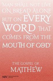 NIV Gospel of Matthew Pocket Size, White, Paperback