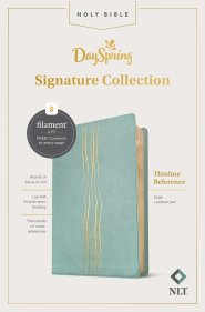 NLT Thinline Reference Bible, DaySpring Signature Collection, Filament Enabled (LeatherLike, Sage, Red Letter)