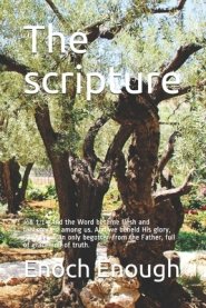 The scripture: Joh 1:14 And the Word became flesh and tabernacled among us. And we beheld His glory, glory as of an only begotten fro