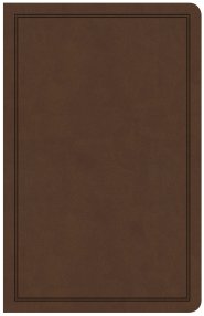 CSB Deluxe Gift Bible, Brown LeatherTouch