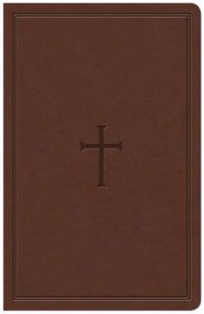 KJV Large Print Personal Size Reference Bible, Brown Leathertouch Indexed