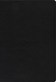KJV Super Giant Print Reference Bible, Black Genuine Leather