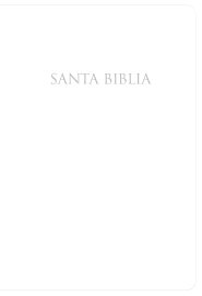 RVR 1960 Biblia para regalos y premios, blanco imitación piel