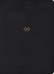 RVR 1960 Biblia temática de estudio, negro piel genuina