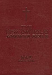 New Catholic Answer Librosario Edition Large Print Bible NABRE