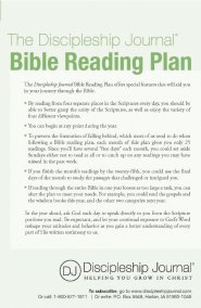 The Discipleship Journal Bible Reading Plan - Pack of 25