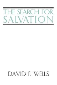 The Search for Salvation