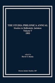 The Studia Philonica Annual V, 1993
