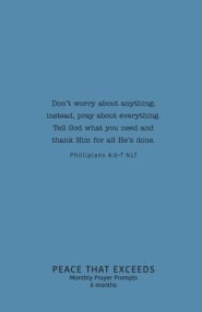 Peace That Exceeds: Monthly Prayer Prompts