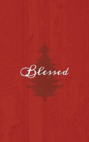 Blessed: A Red Hardcover Decorative Book for Decoration with Spine Text to Stack on Bookshelves, Decorate Coffee Tables, Christmas Decor, Holiday Deco