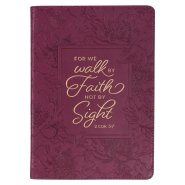 Journal Classic LuxLeather-Walk by Faith 2 Cor. 5:7