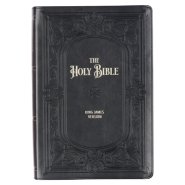 KJV Bible Giant Print Full-size Faux Leather, Midnight Blue