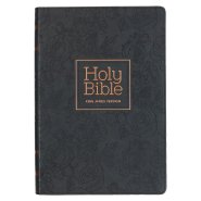 KJV Bible Thinline LP Faux Leather, Black