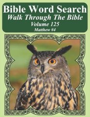 Bible Word Search Walk Through The Bible Volume 125: Matthew #4 Extra Large Print