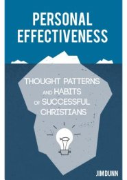 Personal Effectiveness: Thought Patterns and Habits of Successful Christians