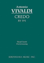 Credo, RV 591 - Vocal Score