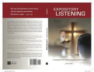 Expository Listening : A Handbook For Hearing And Doing Gods Word