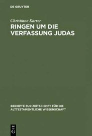 Ringen Um Die Verfassung Judas