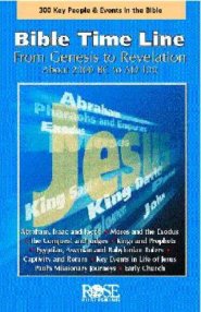 Bible Time Line Pamphlet Pack Of 5