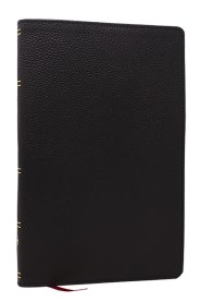 KJV, Personal Size New Testament, Black Genuine Leather, Red Letter, Comfort Print