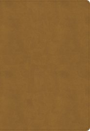 CSB Super Giant Print Reference Bible, Digital Study Edition, Camel SuedeSoft LeatherTouch
