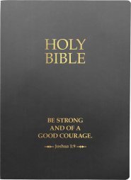 KJV  1611 Sword Holy Bible, Be Strong and Courageous Life Verse Edition, Large Print, Black Ultrasoft: (Red Letter)