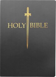 KJV 1611 Sword Bible, Large Print, Black Ultrasoft: (Red Letter)