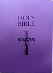 KJV 1611 Sword Holy Bible, Cross Design, Large Print, Royal Purple Ultrasoft: (Red Letter)