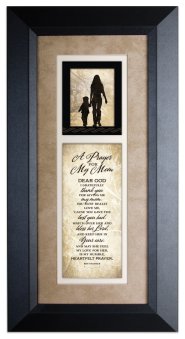 Wall Plaque-A Prayer For My Mom/Silhouettes (8" x 16")
