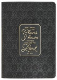 Journal-For I Know The Plans I Have For You (Jer. 29:11)-Graphite Gray Classic