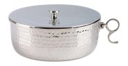 Nickel Plated Stackable Ciborium D 17 cm H 7 cm