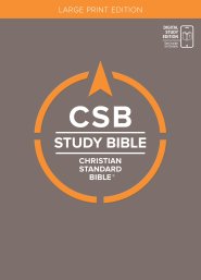 CSB Study Bible, Large Print, Digital Study Edition, Hardcover
