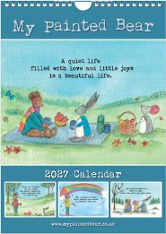 2027 Annual Wall Calendar - My Painted Bear