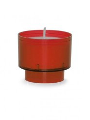 4 Hour Red Plastic - cased lights with Skirt Pack 432