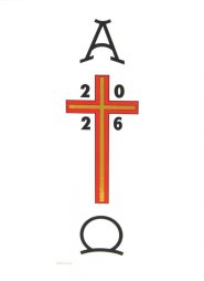 Alpha & Omega with Cross - Pack 1