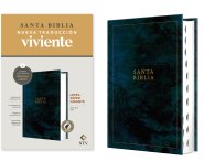 Biblia letra súper gigante NTV, con Filament  (Tapa dura, Azul, Índice, Letra Roja)