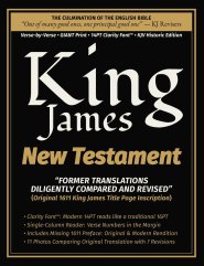 King James New Testament - Diligently Compared and Revised: Verse-by-Verse  GIANT Print  14PT Clarity Font  KJV Historic Edition