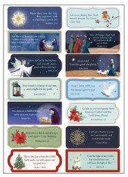 70 Christmas Bible Verse Stickers