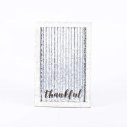 Thankful Corrugated Tin Wall Decor