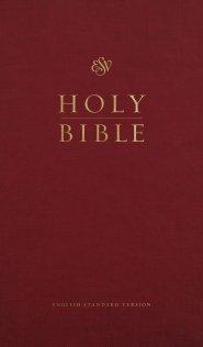 ESV Church Bible (Hardcover, Burgundy)
