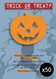 50 x Trick Or Treat? Tracts